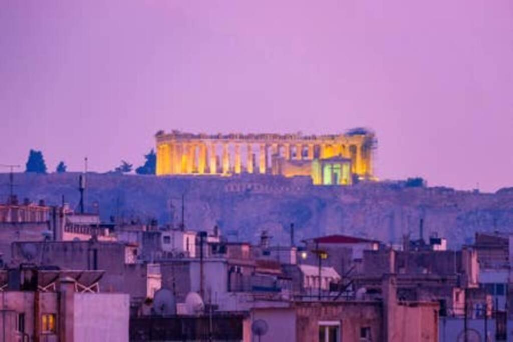 Charming Rooftop Nest With Awesome Acropolis View Downtown Athens Exterior photo